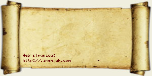 Dina Čokov vizit kartica